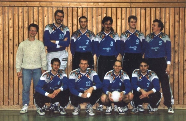 1990 SV 1845 Esslingen Volleyball Aufstieg Oberliga